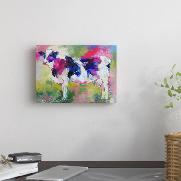 East Urban Home Bilddruck Stehende Kuh | Wayfair.de